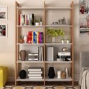 Ver imagem 1 de Estante de Livros 127,5cmx184,7cm Haia YesCasa