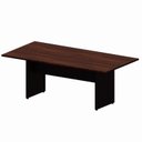 Ver imagem 2 de Mesa Reunião 8 Lugares 200x100cm Retangular Executiva com Pé Painel para Escritório Corporate