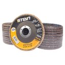 Ver imagem 4 de 20 Peças Disco Flap Curvo 4.1/2 115mm Metais Ferrosos Grão 100 Stein