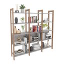Ver imagem 2 de Estante para Livros Haia 1,85x1,9m Yescasa