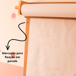 Lousa para Crianças Painel Criativo Educativo Montessori para Desenhar e Colorir - Kraft - 7