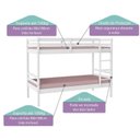 Ver imagem 4 de Beliche Infantil Grades, Telhadinho, Escada Escorregador Teen Play Casatema MadeiraOriginals