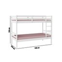 Ver mais imagens de Beliche Infantil Grades, Telhadinho, Escada Escorregador Teen Play Casatema MadeiraOriginals