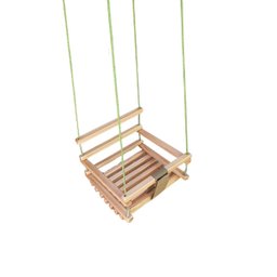Balanço gangorra infantil madeira 50x40 suporta 100kg - 2