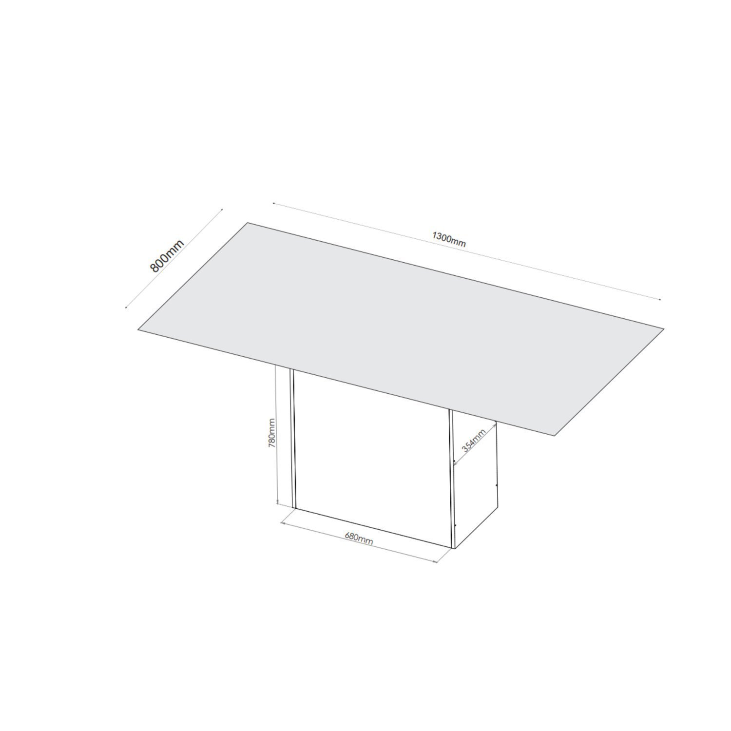 Conjunto Sala de Jantar Mesa Hamburgo Tampo Vidro com 6 Cadeiras Sol  - 3