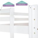 Ver imagem 2 de Beliche Montessoriana Prime III com Grade RN Casatema MadeiraOriginals