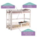 Ver imagem 4 de Beliche Montessoriana Prime III com Grade RN Casatema MadeiraOriginals