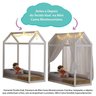 Tecido Voal Para Mini Cama Montessoriano Casinha II Casatema MadeiraOriginals - 3