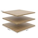 Ver mais imagens de Guarda-Roupa Módulo 45x180 e Módulo 45x60 2 Portas e 3 Prateleiras Frame CabeCasa MadeiraOriginals