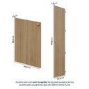 Ver imagem 7 de Guarda-Roupa Módulo 45x180 e Módulo 45x60 2 Portas e 3 Prateleiras Frame CabeCasa MadeiraOriginals