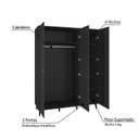 Ver imagem 3 de Guarda Roupa Ivvie com 3 Portas MadeiraMadeira