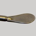 Ver imagem 4 de Bomba de Chimarrão 19cm Bojo Pera Mil Furos Bocal Dourado Mate Tererê