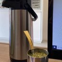 Ver imagem 7 de Bomba de Chimarrão 19cm Bojo Pera Mil Furos Bocal Dourado Mate Tererê