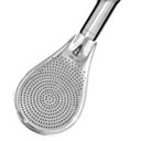 Ver imagem 3 de Bomba de Chimarrão 19cm Bojo Pera Mil Furos Bocal Dourado Mate Tererê