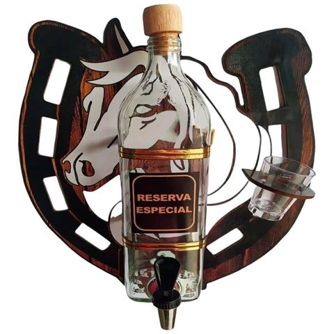 Pingometro Cavalo e Ferradura da Sorte de Parede Decorativa