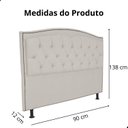 Ver imagem 6 de Kit Cabeceira e Calçadeira com Baú 140 Cm King Casal Diana Suede