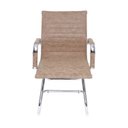 Ver imagem 2 de Kit 10 Cadeiras para Escritório Interlocutor Base Fixa Esteirinha Corino 3301