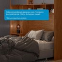 Ver imagem 3 de Guarda Roupas de Canto com 7 Portas e 4 Gavetas e Cabeceira Lugano Santos Andirá Jatoba-grafitte