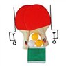 Kit Tênis de Mesa Raquetes Bolinhas Rede Suporte Ping Pong - 1
