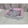 Caminha Rosa G Pet Cinza Claro Cama com Ziper Lavável G - 4