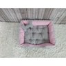 Caminha Rosa G Pet Cinza Claro Cama com Ziper Lavável G - 3