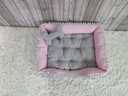 Ver imagem 3 de Caminha Rosa G Pet Cinza Claro Cama com Ziper Lavável G