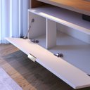 Ver imagem 5 de Estante Home para TV até 70 Polegadas com LED e Cristaleira Arezzo Yescasa