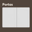 Ver imagem 4 de Cozinha de Aço Compacta 6 Portas 1 Gaveta Branco Bertolini