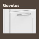 Ver imagem 5 de Cozinha de Aço Compacta 6 Portas 1 Gaveta Branco Bertolini