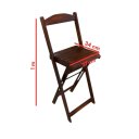 Ver imagem 5 de Cadeira Bistrô Dobrável em Madeira Imbuia