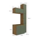 Ver imagem 4 de Conjunto para Banheiro Kappesberg Celeste 5 Peças Nogueira/verde 116,5cm