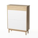 Ver imagem 6 de Sapateira Kaki 2 Portas 1 Gaveta 88 Cm X 35 Cm Tauari - Telinha Portuguesa