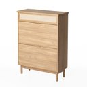 Ver imagem 3 de Sapateira Kaki 2 Portas 1 Gaveta 88 Cm X 35 Cm Tauari - Telinha Portuguesa
