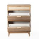 Ver imagem 4 de Sapateira Kaki 2 Portas 1 Gaveta 88 Cm X 35 Cm Tauari - Telinha Portuguesa