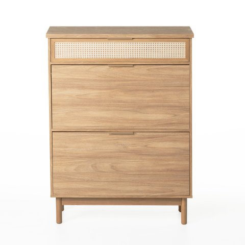 Sapateira Kaki 2 Portas 1 Gaveta 88 Cm X 35 Cm Tauari - Telinha Portuguesa