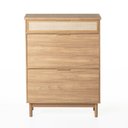 Ver imagem 5 de Sapateira Kaki 2 Portas 1 Gaveta 100% MDF 88 cm X 35 cm Tauari - Telinha Portuguesa