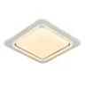 Plafon Led Redondo 50cm 120w 3000k 4500k 6000k 9000lm Bivolt Metal Branco e Acrílico - 1