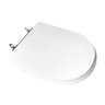 Assento Sanitário Poliéster para Louça Donna/sig Bergamin (celite) Aço (reb. Oculto) Branco - 3