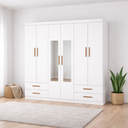 Ver imagem 1 de Guarda Roupa 6 Portas 4 Gav 2 Espelhos Allure -grand Line