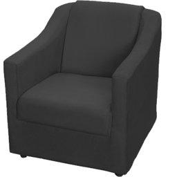 Kit 4 Poltronas Decorativas para Sala de Espera Recepção Escritório Consultório Suede - 3
