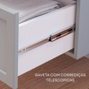 Ver imagem 6 de Gabinete Suspenso para Banheiro com Cuba Ketlyn Espresso Móveis Verde/Pistache