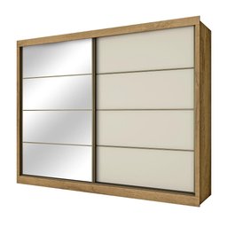 Guarda Roupa Sevilha 1 Porta com Espelho Mdf - Mademarcs - 2