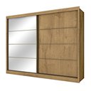 Ver imagem 4 de Guarda Roupa Sevilha 1 Porta com Espelho Mdf - Mademarcs