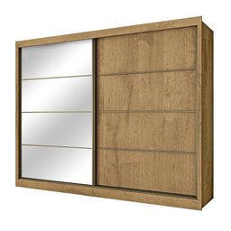 Guarda Roupa Sevilha 1 Porta com Espelho Mdf - Mademarcs - 4