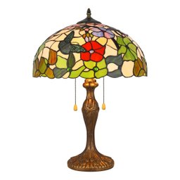 Abajur Tiffany Jardins Lar Fina Decor - 1