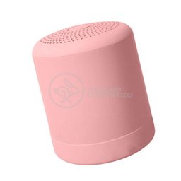 Mini Caixa Som Potente Little Fun Tws Macaron V5 Rosa - 2