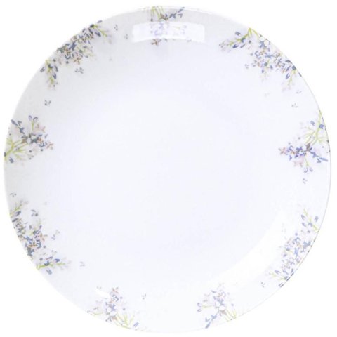 Prato Fundo Fogli Porcelana Decorada 21cm Tramontina Avulso Servir Massas Sopas Caldos