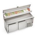 Ver imagem 2 de Balcão Refrigerado Gelopar GBPZ200TAI 200L 2 Portas Inox 220V