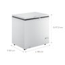 Freezer Horizontal Consul 309l Cha31fb 110v - 2