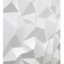 Ver imagem 4 de Kit 10 Placas Revestimento de Parede PVC 3d Alto Relevo Diamante Branco
